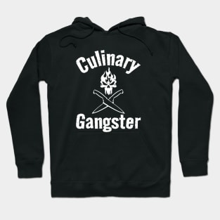 Culinary Gangster - Chef Knives & Flaming Skull Hoodie